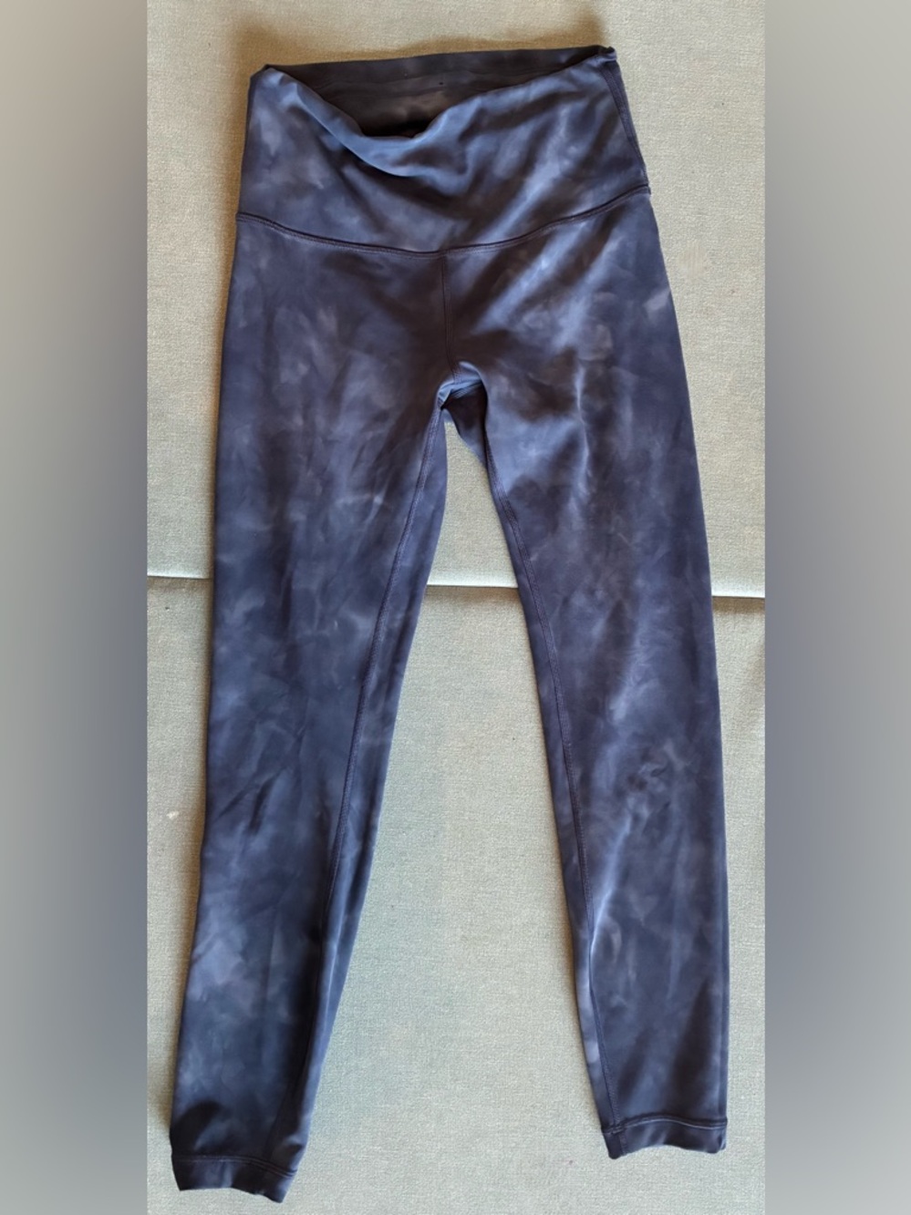 lululemon athletica diamond dye Tie-Dye High-Rise Leggings in navy wundertrain